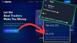 Zignaly ZIG How to Start Staking in 2 min  89 APY Buying and Staking Guide [upl. by Conrado]