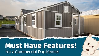 Must Have New Features in Our Custom 20x40 Commercial Dog Kennel [upl. by Tingley]