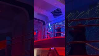 REY VS KYLO REN AT STARCRUISER HOTEL disney starwars galacticstarcruiser subscribe trending [upl. by Stavros]