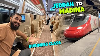 Jeddah se Madinah ka safar wo bhi business class train mein 😍🚆 [upl. by Kussell655]