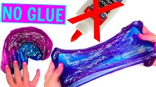 NO GLUE SLIME⚡️Testing Slime WITHOUT GLUE NO GLUE NO BORAX SLIME RECIPES NO FAIL [upl. by Rosenberg546]