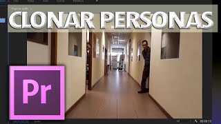 Premiere Recortar  Como clonar personas [upl. by Alletsyrc]