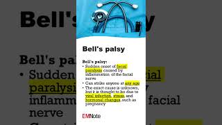 Bells palsy medical [upl. by Siraf]