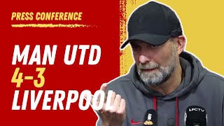 Man United 43 Liverpool AET  Jurgen Klopp PostMatch Press Conference FA Cup [upl. by Alehcim]