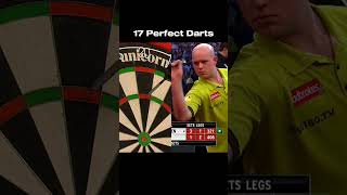 17 Perfect Darts from Michael van Gerwen darts 9darter mvg [upl. by Descombes58]