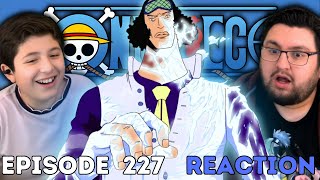 MEET ADMIRAL AOKIJI  One Piece Episode 227  REACTION [upl. by Nahama]