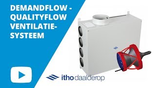 Itho Daalderop Hoe werkt het DEMANDFLOW amp QUALITYFLOW ventilatiesysteem  Ventilatielandnl [upl. by Katti743]