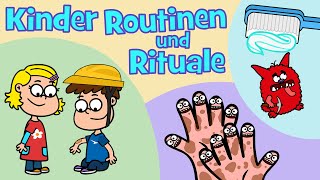 ♪♪ Händewaschen Zähneputzen Trösten  Kinder Rituale und Routinen Kinderlied  Hurra Kinderlieder [upl. by Stets247]