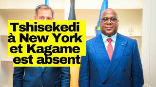 RDC vs Rwanda Tshisekedi à New York et Kagame introuvable [upl. by Ettesel287]