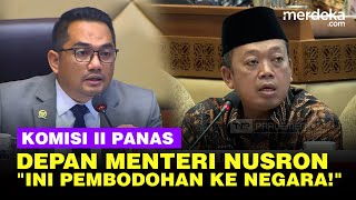 Komisi II Keras Depan Menteri Nusron Ini Pembodohan Terhadap Negara Setiap Hari [upl. by Ilaw]