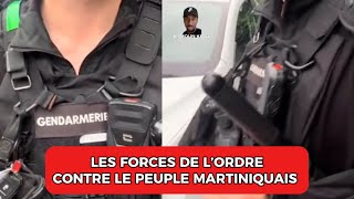 LES FORCES DE L’ORDRE FONT TOUT POUR ARRÊTER LES MANIFESTATIONS EN MARTINIQUE [upl. by Wilone]