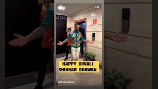 Shikhar dhawan happy diwali 🎇🎇 [upl. by Annecorinne]