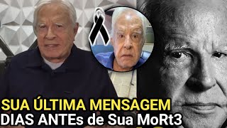 CID MOREIRA grava Vídeo Antes de Sua MoRt3 Parecia Uma DESPEDIDA suas ÚLTIMAS PALAVRAS [upl. by Alded979]