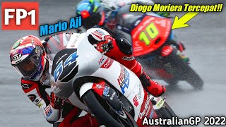 Results FP1 Moto3 Australia 2022 Mario Suryo Aji [upl. by Kress758]