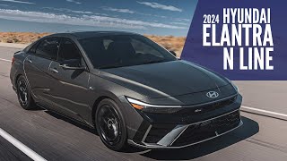 2024 Hyundai Elantra N Line  Exterior Interior amp Drive  AUTOBICS [upl. by Eivets]