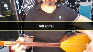 ey ağrının isyan kızı solfej müzik bağlama nota [upl. by Rist]