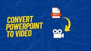 How to convert PPT to Video  Powerpoint to Video [upl. by Hanaj]