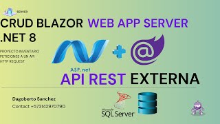 CRUD Blazor Web App Server con peticiones http a un API [upl. by Akfir60]