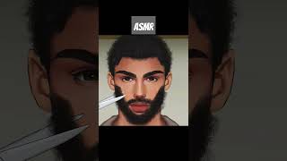 ASMR Ingrown Beard Removal Animation asmranimation ingrownhair [upl. by Anikal]