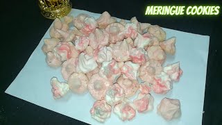 Meringue Cookies Recipe II How to make Meringue Cookies in Bangla [upl. by Aihsena]