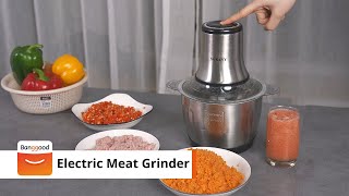 Electric Meat Grinder Blende  SOKANY 7005A Meat Grinder  Shop on Banggood [upl. by Olaznog124]