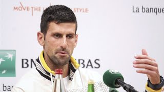 Novak Djokovic shows true colours as Serb walks out of joint French Open press conference [upl. by Sylirama750]