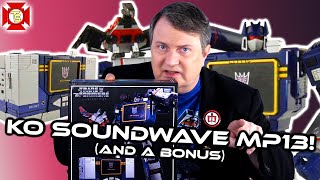 TRANSFORMERS MP13 SOUNDWAVE Masterpiece KO Review amp BONUS [upl. by Ebag]