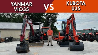 Yanmar VIO35 VS Kubota U35 [upl. by Sivel]