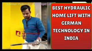 Best Hydraulic Home Lift With German Technology In India 1309 [upl. by Anyahc]