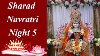 Sharad Navratri 2024 Night 5 [upl. by Hermosa]