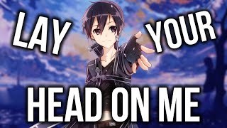 Nightcore  Lay Your Head On Me Major Lazer ft Marcus Mumford Lyrics [upl. by Etta]