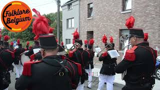 🥁Hanzinelle 🥁 Marche Saint Christophe 2024🥁épisode1 Fanfare lUnion dHanzinelle🥁folklore belgium 🥁 [upl. by Uird524]