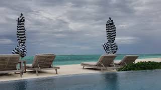 Riviera Pool and Beach Facing Windy Lagoon Le Méridien Maldives Resort amp Spa July 2024 Maldives [upl. by Bloom]