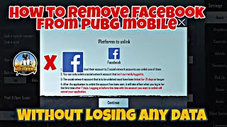 how to remove Facebook account from pubg  how to unlink Facebook from pubg [upl. by Cacia]