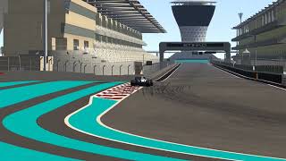 Yas Marina 2021 layout onboard lap  Assetto Corsa [upl. by Sissel]