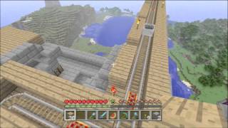 Minecraft Xbox 360 TU8 95  The Second Sky Rail [upl. by Selim941]