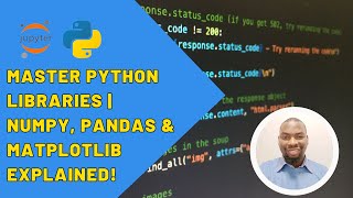 Python External Libraries NumPy Pandas and Matplotlib for Data Analysis [upl. by Myer]