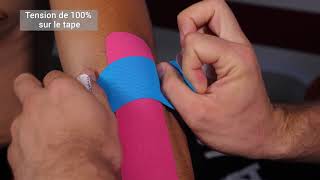 Tape Kinésiologie  Tennis Elbow Epicondylite [upl. by Sonnnie]