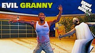 Franklin Escapes From Evil Granny In GTA 5  Gamehi Gamerz [upl. by Maffa]