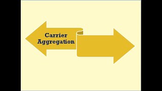 Carrier Aggregation in LTE [upl. by Annoik]