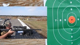 Christensen Arms Ridgeline 65 Creedmoor Range Test to 300 yards [upl. by Sueahccaz724]