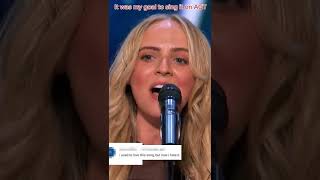 Singing My HATE COMMENT SONG on AGT  Madilyn Bailey shorts [upl. by Holle]