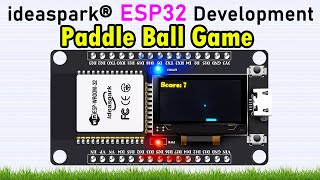 How to Install a Paddle Ball Game on ESP32 with 096 OLED Display StepbyStep Tutorial [upl. by Thurlough]