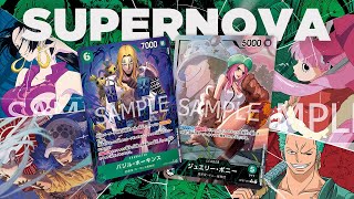 Il mazzo SUPERNOVA finalmente OP07 Bonney  One Piece Card Game [upl. by Lesko686]