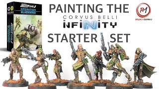 Painting Operation Blackwind Part 1  Haqislam  Infinity Corvus Belli [upl. by Bricker939]