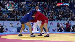 Sambo CHIMEDDORJMGL  KIRAKOSYANARM World Champioships 2017 [upl. by Dyane]