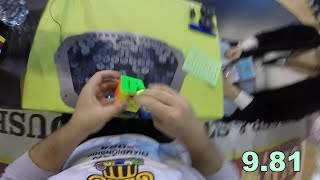 3x3x3 Avg 839 Final Round Rubiks Italian Championship 2024 [upl. by Erminia526]