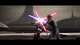 Anakin Vs Ventress on Kamino [upl. by Eivod]