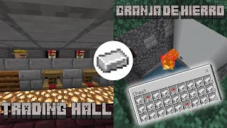 Convierto mi Trading Hall en GRANJA DE HIERRO  Minecraft Wholesome  Ep21 [upl. by Spalla]