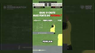 Qual o chute mais forte do Futebol [upl. by Claudia]